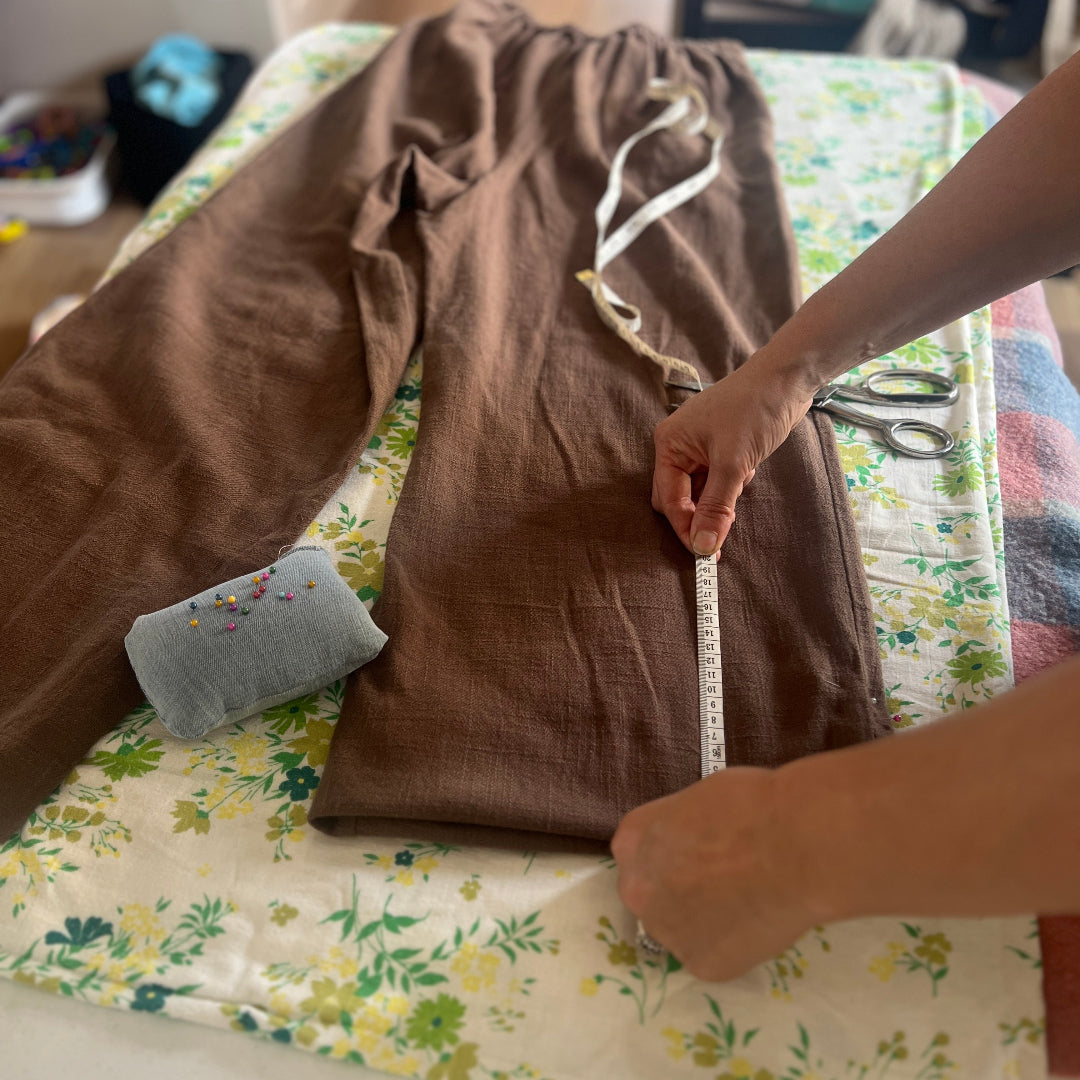 get knitted hem pants alterations