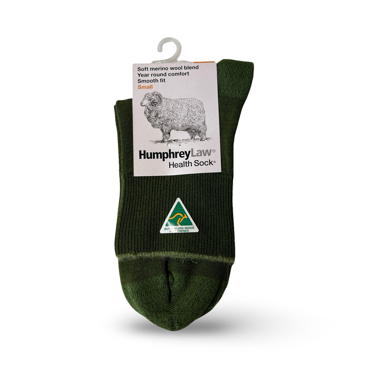 Merino Wool Little Green Sock